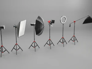 Oświetlenie do studia Model 3D