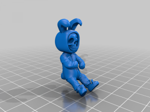 White rabbit halloween Modelo de impresión 3D
