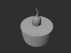 White rabbit halloween 3D Print Model