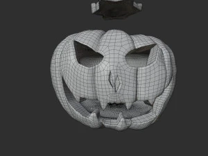 White rabbit halloween 3D Print Model