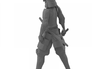 Samurai 3D Model