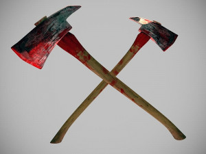 A set of axes Modelo 3D