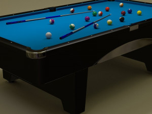 Billiard table Modelo 3D