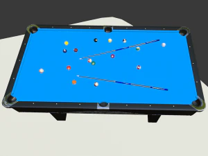 Billiard table 3D Model