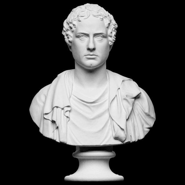 George Gordon Byron 3D 打印模型 .c4d .max .obj .3ds .fbx .stl .blend 