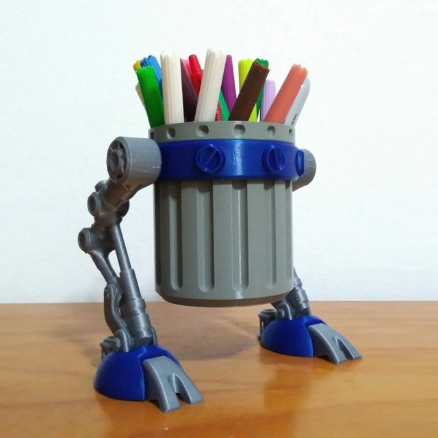 Trash Walker 3dprint 3D Принт Модель .c4d .max .obj .3ds .fbx .stl .blend 