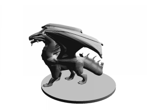 3dprint Bronze Dragon 3D Print Model