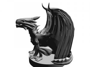 3dprint Bronze Dragon 3D Print Model