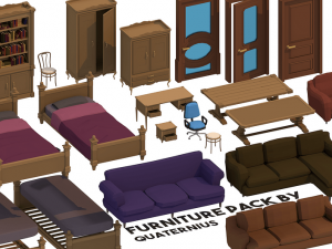 Furniture Pack 3D Modelo 3D