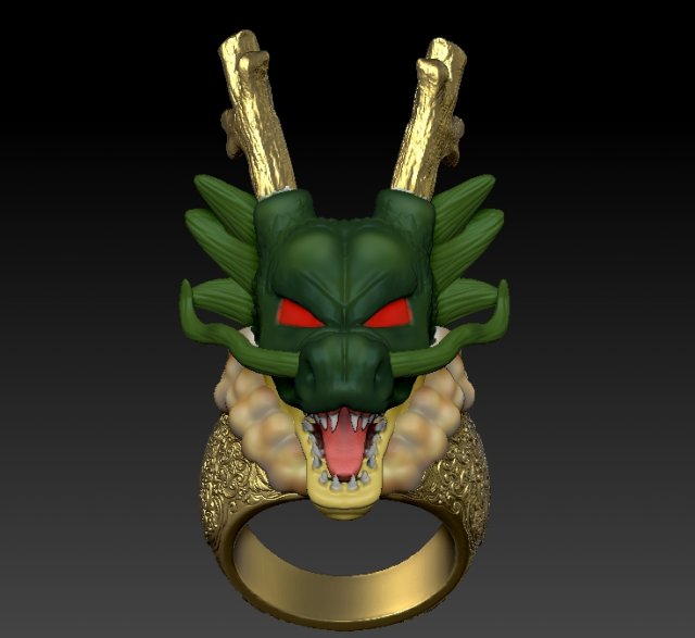 Shen long Ring dragon ball - Frandemia Version 3D Принт Модель .c4d .max .obj .3ds .fbx .stl .blend 