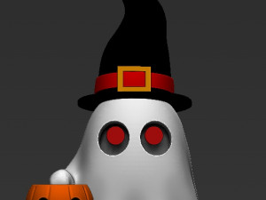 Halloween Ghost - fantasmita p 3Dプリントモデル