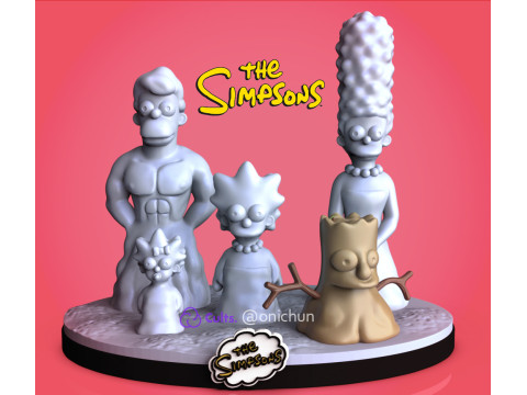 THE SIMPSONS SNOW 3Dプリントモデル