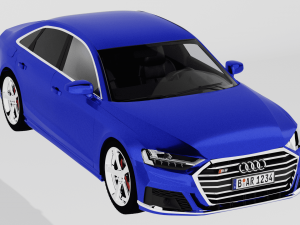 Audi S8 3D 模型