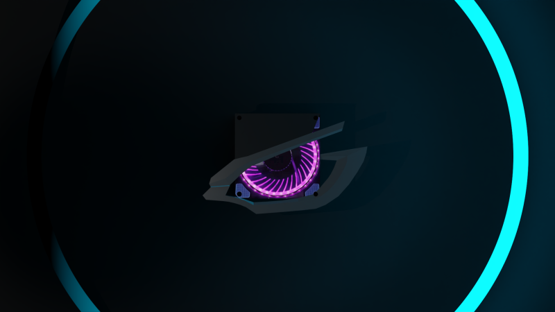 Decorative overlay on the cooler 120mm 3D 모델 .c4d .max .obj .3ds .fbx .stl .blend 