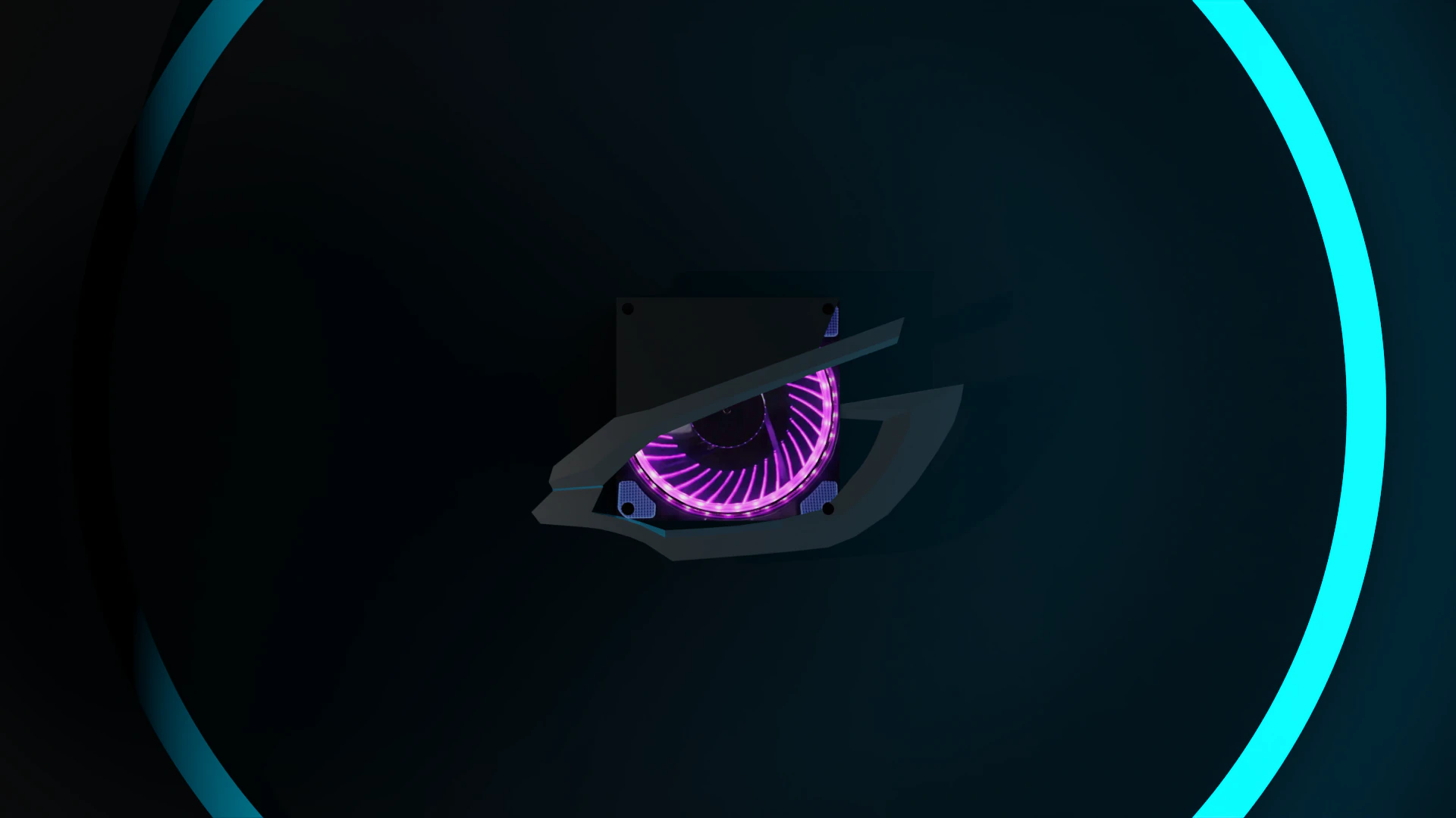 Decorative overlay on the cooler 120mm 3D Model .c4d .max .obj .3ds .fbx .stl .blend