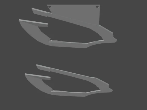Decorative overlay on the cooler 120mm 3D Model