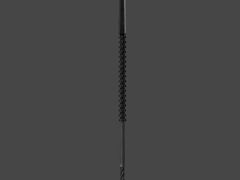 Steel spear 3D Model