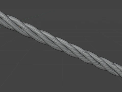 Steel spear 3D Model