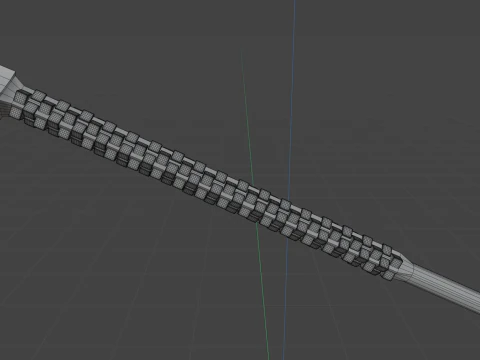 Steel spear 3D Model