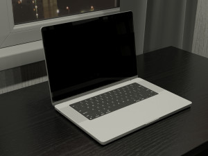 Apple MacBook Pro 16 2021 3D Model
