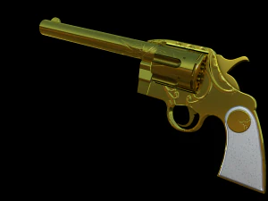 Револьвер 3d объект 3D Модель