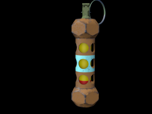 Grenade flash CS GO Modello 3D