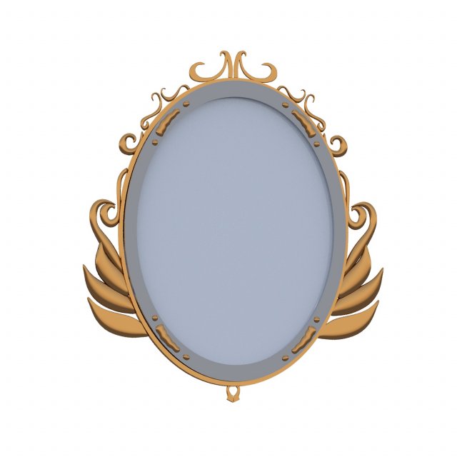 Mirror M 3D Model .c4d .max .obj .3ds .fbx .stl .blend 