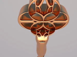 Golden key 3D Model