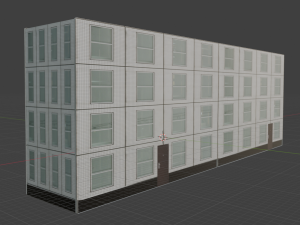 High-rise building 3D Model