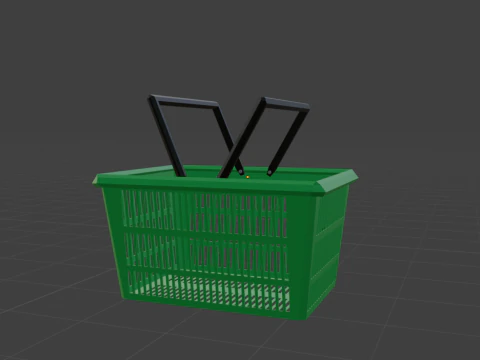 ショッピングカート 3Dモデル