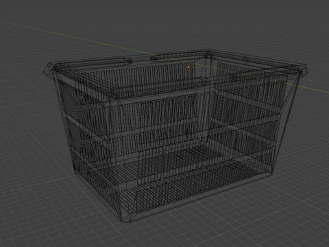 ショッピングカート 3Dモデル