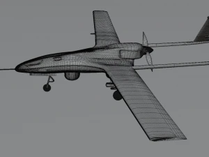 Military drone 3D Model
