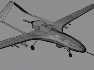 Military drone 3D Model