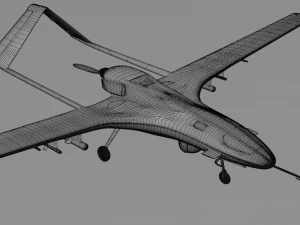 Military drone 3D Model