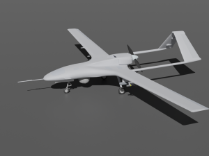 Military drone 3D Model