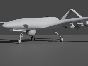 Military drone 3D Model
