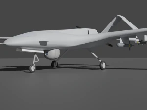 Military drone 3D Model