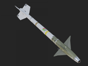 Aim-9L Sidewinder missile 3D Model