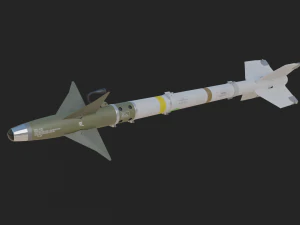 Aim-9L Sidewinder missile 3D Model