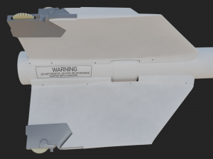 Aim-9L Sidewinder missile 3D Model