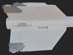 Aim-9L Sidewinder missile 3D Model