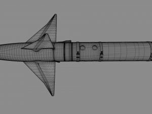 Aim-9L Sidewinder missile 3D Model