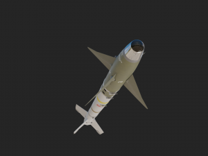 Aim-9L Sidewinder missile 3D Model