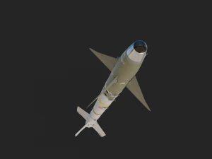 Aim-9L Sidewinder missile 3D Model