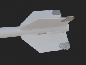 Aim-9L Sidewinder missile 3D Model