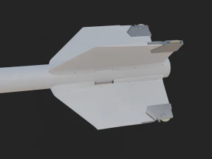 Aim-9L Sidewinder missile 3D Model