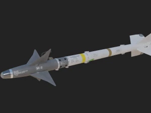 Aim-9M Sidewinder missile 3D Model