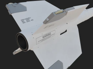 Aim-9M Sidewinder missile 3D Model