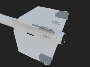 Aim-9M Sidewinder missile 3D Model