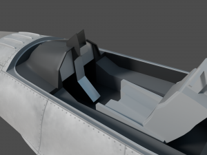 General dynamics F-16 with Sidewinder missiles 3D Model